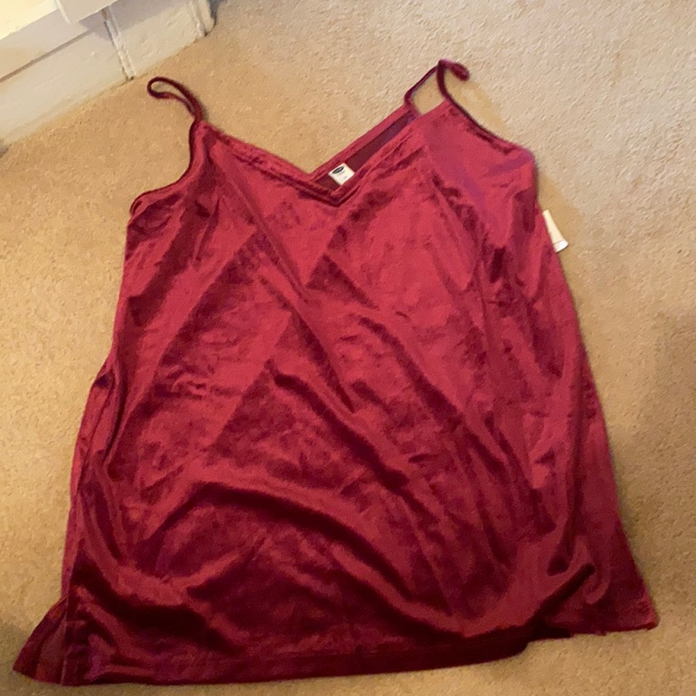 Velvet Magenta Tank Top